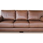 Life 3 seater Leather Chestnut