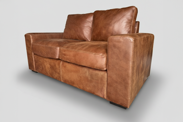 Mode 2 Seater Leather - Brandy