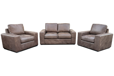 Mode 4 Seater 2,1,1 Couch Set - W-Brown
