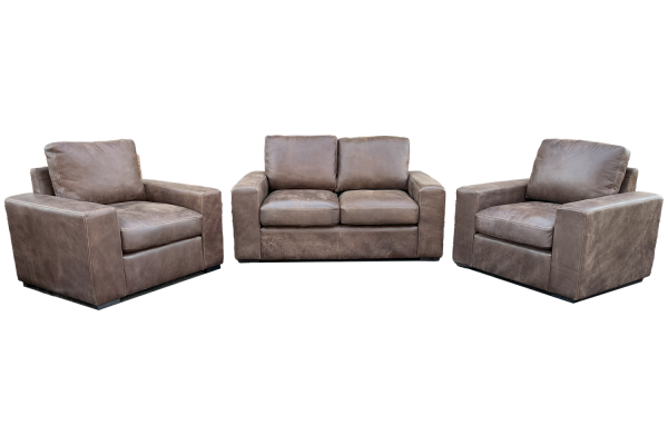 Mode 4 Seater 2,1,1 Couch Set - W-Brown