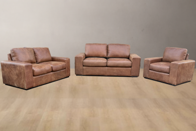 Mode 4 Seater 2,2,1 Couch set - Brandy - Lifestyle