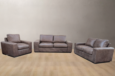Mode 5 Seater 2,2,1 Couch Set - W-Brown - Lifestyle