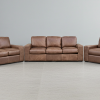 Mode 6 Seater 3 Piece Couch Set - Brandy - Lifestyle