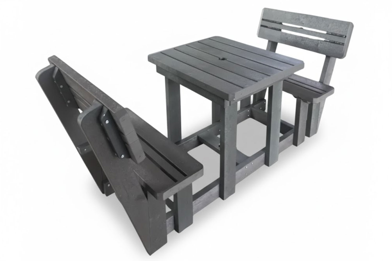 Picnic table 2 seater plus backs (RECYCLED PLASTIC)