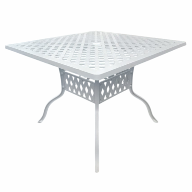 AW0004 ALUM WHITE 4STR TABLE 1000SQ B2