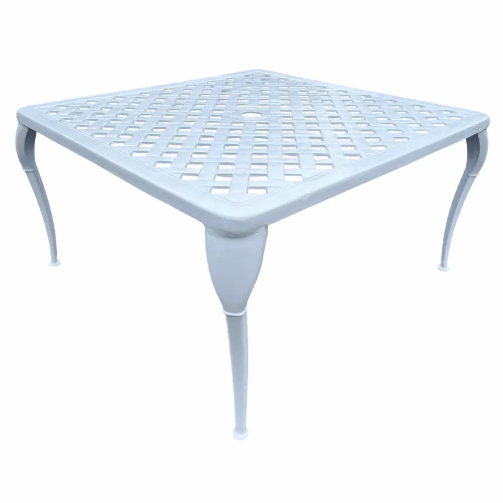 Aluminium Coffee table white