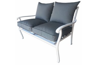 Aluminium-Morris-2-Seater-White-with-Charcoal-Cushions-Set