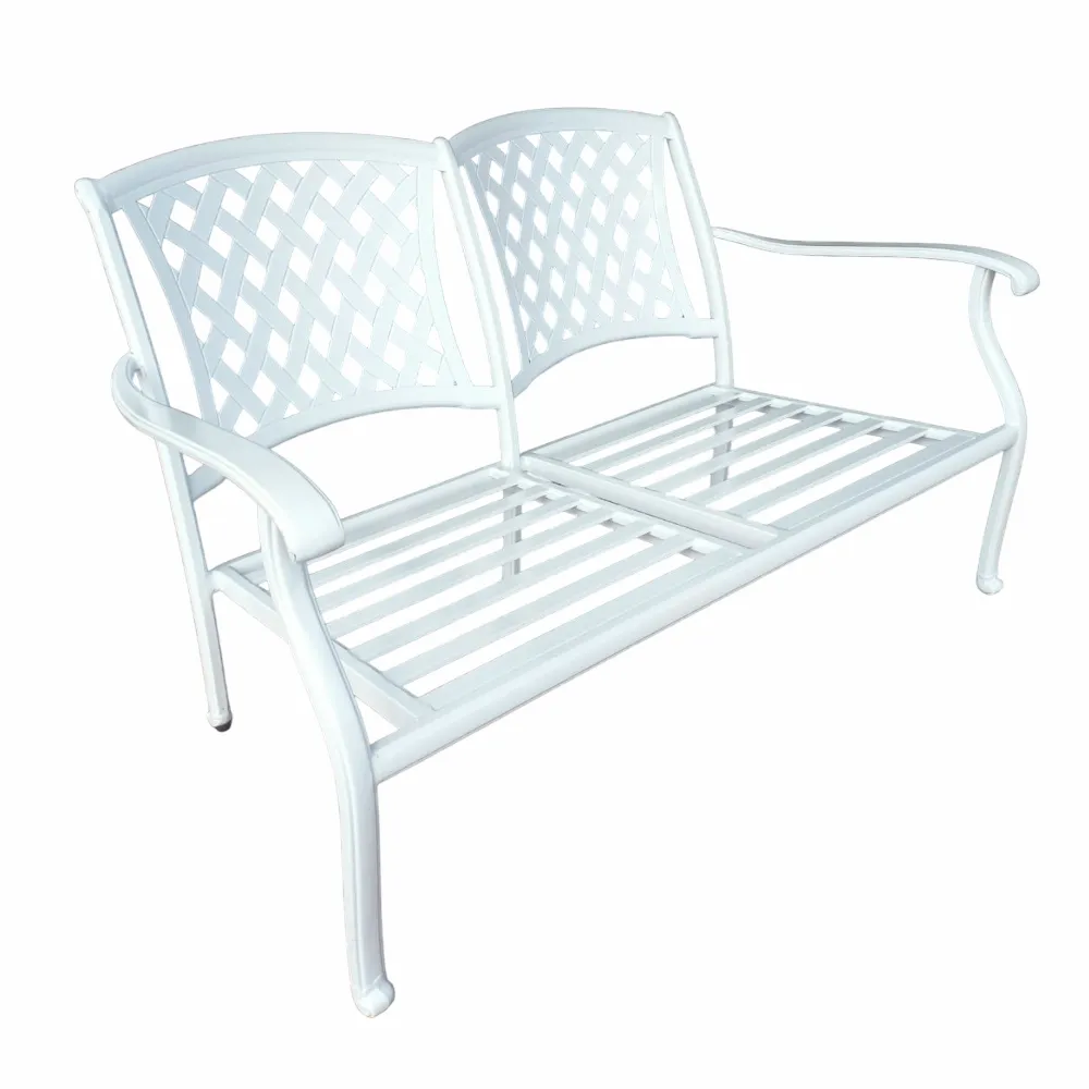 Aluminium Morris 2 Seater White