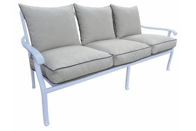 Aluminium-Morris-3-Seater-White-with-beige-cushions