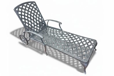 Aluminium Silver Sun Lounger