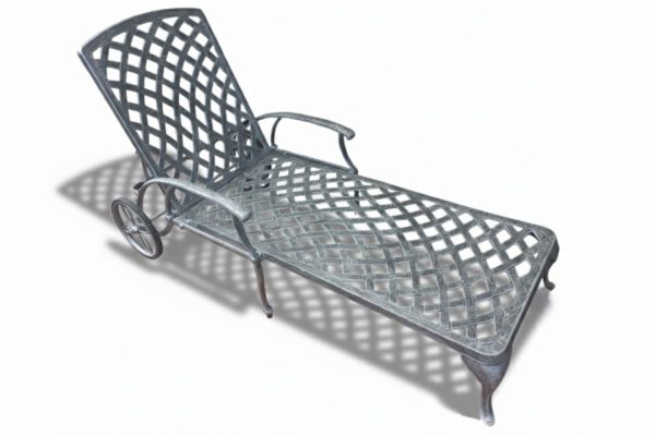 Aluminium Silver Sun Lounger