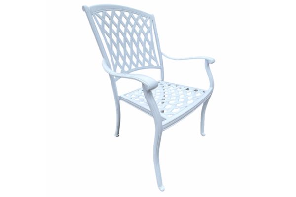 Aluminium-Tuscan-Dining-Chair-White