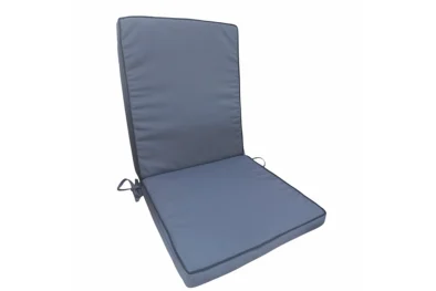 Armchair Seat & Back Outdoor Cushion Deluxe Charcoal (to fit Zambezi chair)