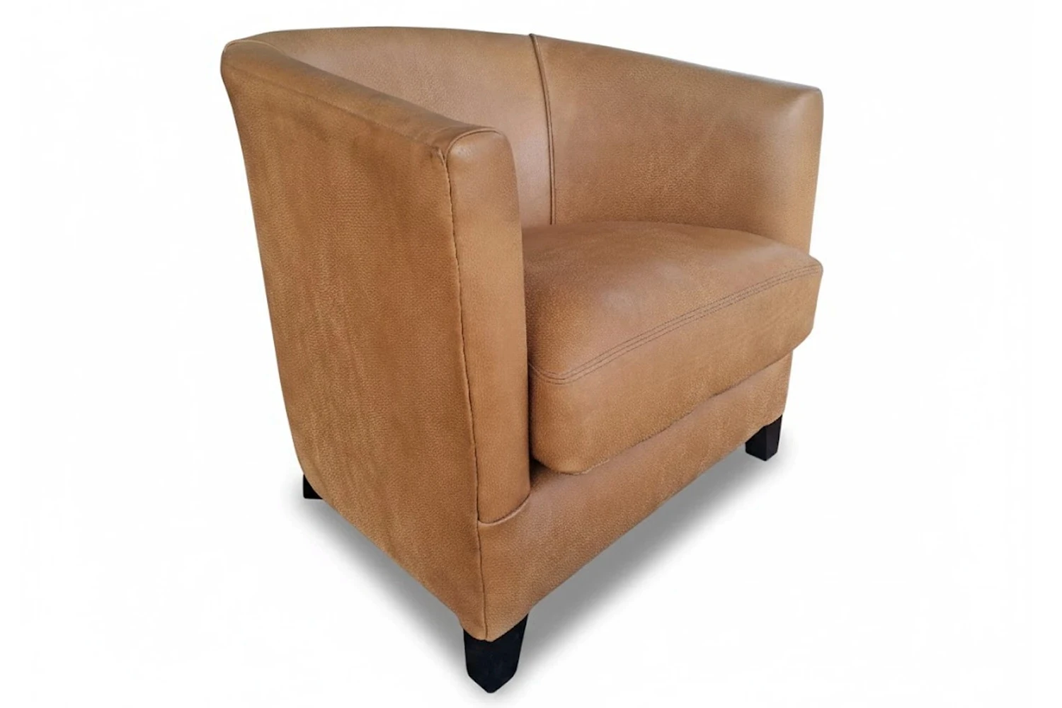 Classica Genuine Leather Tub Chair (Exotic Tan)