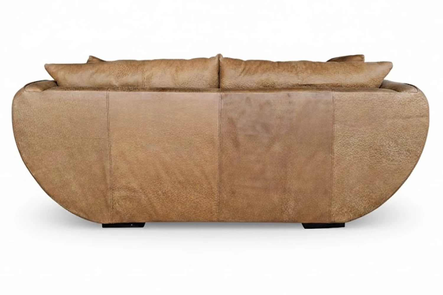 Regale Comfort Genuine Leather Sofa 2-Seater | x1 Ottoman (Exotic Tan) - Image 4