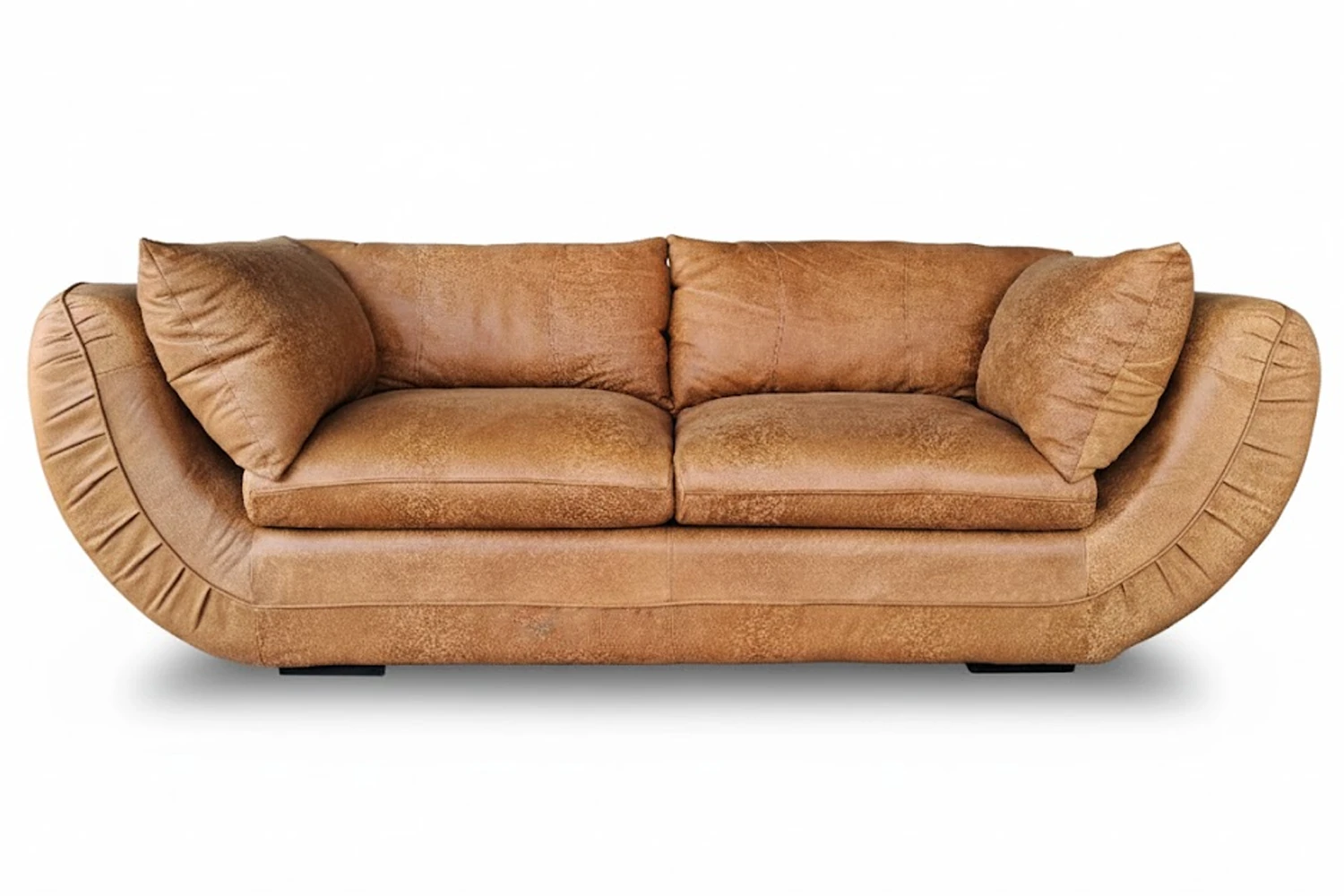 Regale Comfort Genuine Leather Sofa 3-Seater (Exotic Tan)