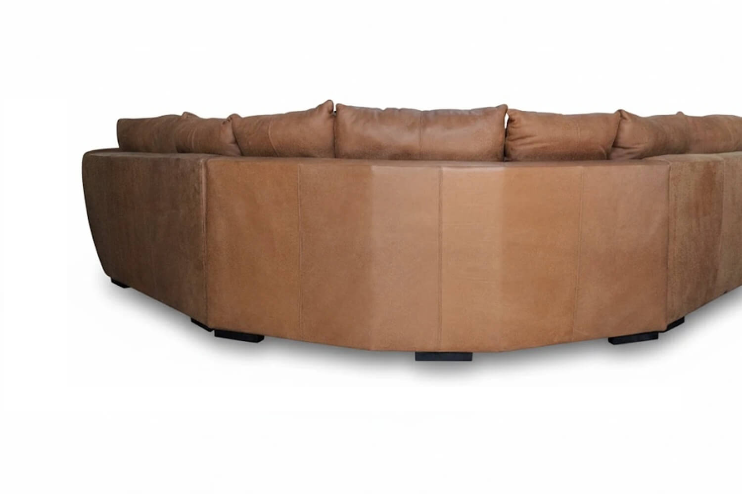 Regale Genuine Leather Corner Lounge 5-Seater (Exotic Tan) - Image 4