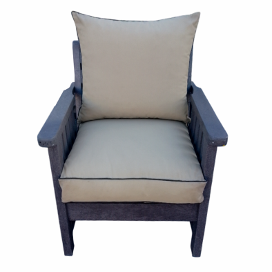 Royal Morris 1 Seater, Including Beige Cushions (RECYCLED PLASTIC)