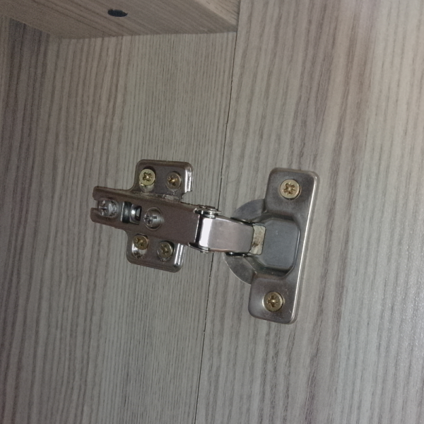 IQ Credenza Hinged Door and Lock - Aged Oak - Image 5