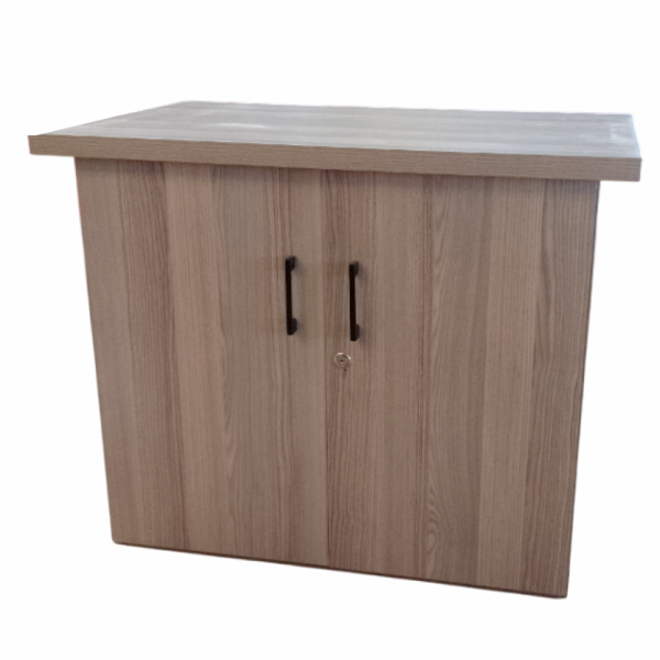 IQ Credenza Hinged Door and Lock - Aged Oak