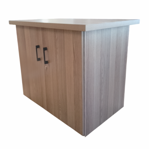 IQ Credenza Hinged Door and Lock - Aged Oak - Image 2