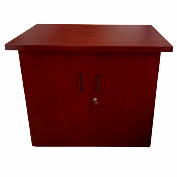 IQ Credenza Hinged Door and Lock - Mahogany - Image 2