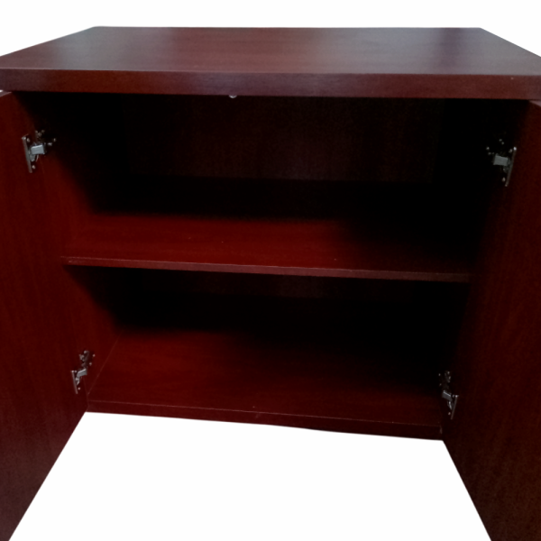 IQ Credenza Hinged Door and Lock - Mahogany - Image 6