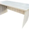 IQ 1500 Desk Frame only Oak no baclground