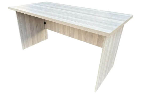 IQ 1500 Desk Frame only Oak no baclground