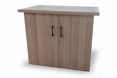 IQ Credenza Hinged Door and Lock - Aged Oak