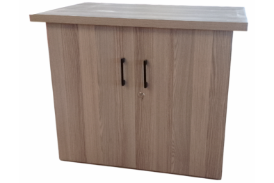 IQ Credenza Hinged Door and Lock - Aged Oak