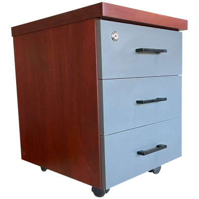 IQ Mobile Pedestal 3 drawer Royal Mahogany