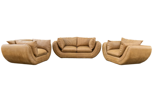 Regale 5 seater 1,1,2 Couch set - Tan
