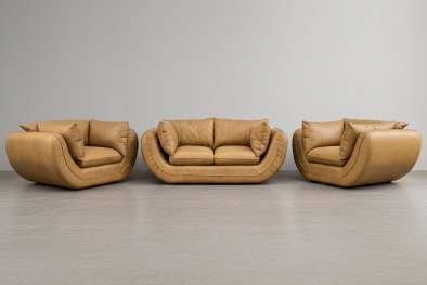 Regale 5 seater 1,1,2 Couch set - Tan - Lifestyle
