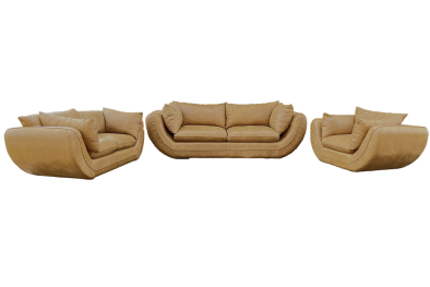 Regale 6 seater Couch set - Tan