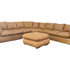 Regale 7 seater Tan 1500x1000 Ottomans as coffee table