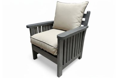 Royal Morris 1 Seater, Including Beige Cushions (RECYCLED PLASTIC)