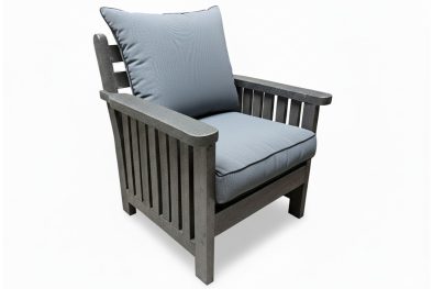 Royal Morris 1 Seater, Including Charcoal Cushions (RECYCLED PLASTIC)
