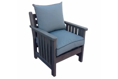 Royal Morris 1 Seater, Including Charcoal Cushions (RECYCLED PLASTIC)