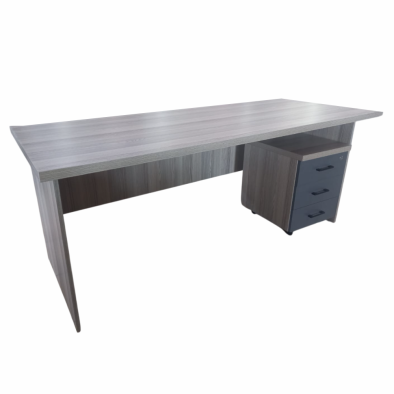 IQ Full Desk 1800 (Frame plus Mobile Pedestal) - Aged Oak