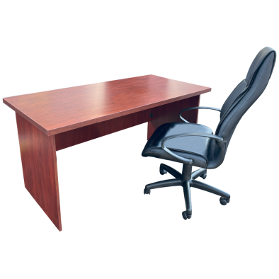 2 Piece Future office set - Mahogany