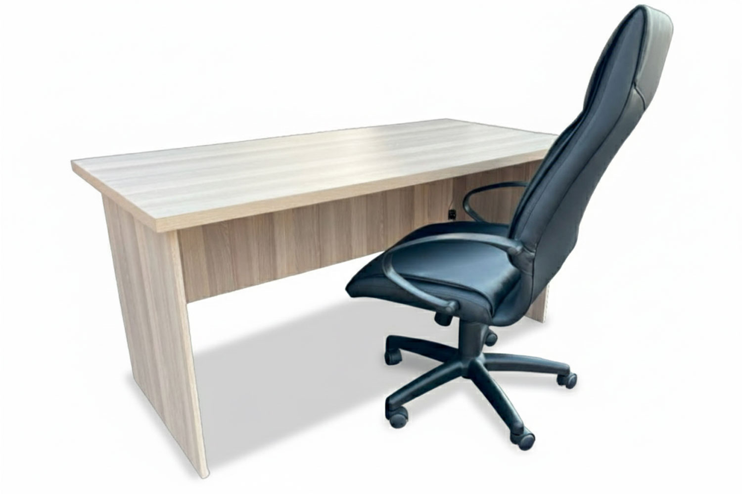 2 Piece Office Set Special (IQ Desk 1500, 1 Future Highback) Aged Oak