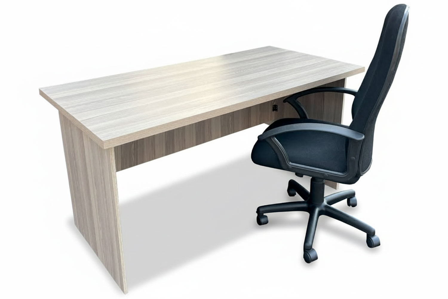 2 Piece Office Set Special (IQ Desk 1500,1 Mono Highback chair) Aged Oak