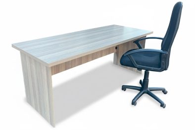 2 Piece Office Set Special (IQ Desk 1800, 1 Mono High back Chair) Aged Oak