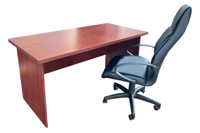 2 Piece Office Set Special (IQ Desk 1500,1 Future Highback chair) Royal Mahogany
