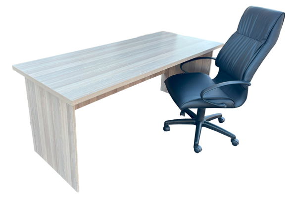 2 Piece Office Set Special (IQ Desk 1800, 1 Future High back Chair) Aged Oak
