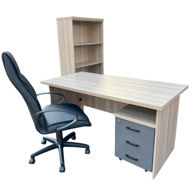 4 Piece Future office set - Oak