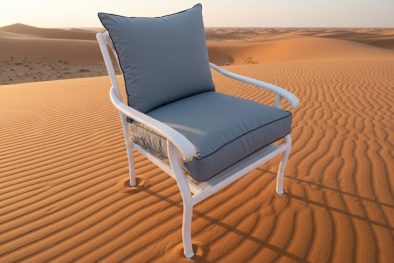 Aluminium-Morris-1-Seater-White-with-Charcoal-Cushion