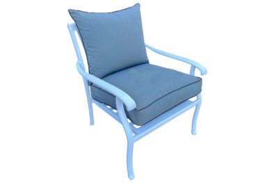 Aluminium-Morris-1-Seater-White-with-Charcoal-Cushion