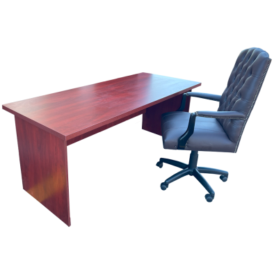 Empire Brown 2 Piece Office Set Mahogany - 1800 Desk